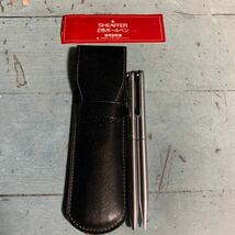 SHEAFFER シェーファー ボールペン 2色 黒 赤/シャープペンシル ２本セット シルバーカラー ケース付き (8646)_画像1