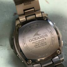 CASIO カシオ OCEANUS オシアナス OCW-P100電波ソーラー アナログ メンズ 腕時計 (8709)_画像4