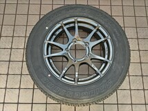 「１本のみ」スズキ ジムニー レイズ グラムライツ 57JV 黒系 デューラー 175/80R16 19年製 補修・背負い用に 手渡し可_画像1