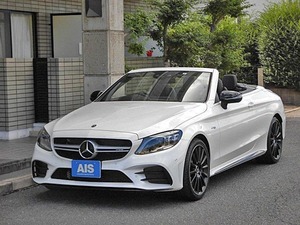 Cクラスカブリオレ C43 4マチック 4WD ナビ TV ブラックレザー 禁煙車