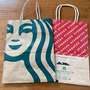 スタバ 紙袋 ショップ袋 ２枚セット