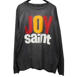 SAINT Mxxxxxx セントマイケル 22AW LS TEE JOY SAINT ロゴプリントTシャツ ロンT 長袖Tシャツ 8073000140702