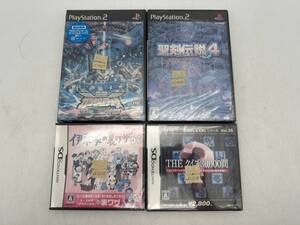 新品未開封 PS2・ニンテンドーDSソフト4本セット 伊藤家の裏ワザDS THE クイズ30,000問 聖剣伝説4 SDガンダムフォース