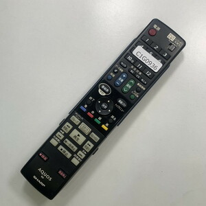 C1G936 【送料１８５円】 TV リモコン / シャープ SHARP GA769PA 動作確認済み★即発送★ テレビ