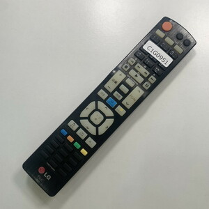 C1G951 【送料１８５円】 TV リモコン / LG エルジー AKB73756566 動作確認済み★即発送★ テレビ