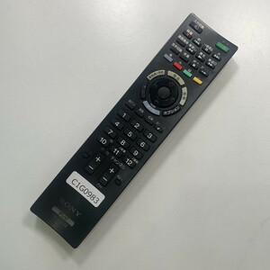 C1G983 【送料１８５円】 TV リモコン / SONY ソニー RM-JD025 動作確認済み★即発送★ テレビ