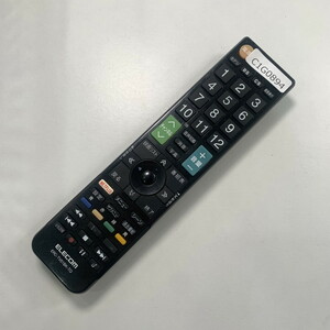 C1G894 【送料１８５円】 TV リモコン / ELECOM エレコム ERC-TV01BK-TO 動作確認済み★即発送★ テレビ