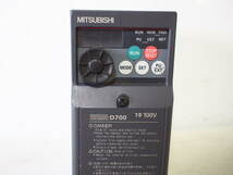 ☆【1T1120-7】 MITSUBISHI 三菱電機 FR-D710W-0.4K インバーター 動作保証_画像6