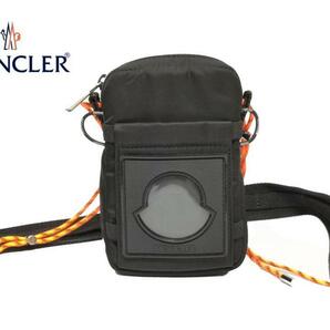 新品 MONCLER モンクレール ボディバッグ フォンケース クロスボディ ショルダーバッグ ポーチ 黒 PHONE CASE メンズ バックパック の画像1