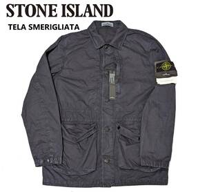 新品 STONE ISLAND ストーンアイランド TELA SMERIGLIATA ジャケット コート ブルゾン ナイロン メンズ ミリタリー アウター XL ダウン