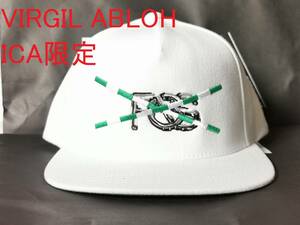 ICA限定 新品 VIRGIL ABLOH キャップ ヴァージルアブロー 帽子 FIGURES OF SPEECH ボストン美術館 コラボ fos ベースボール ニット