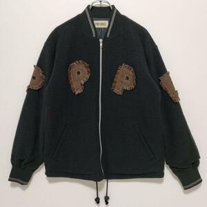 PINKHOUSE ピンクハウス Pロゴ ブルゾン 黒 L ジャケット　キルティング　レディース