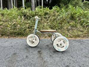 【ハンドメイド・アンティーク塗装】無印良品 三輪車