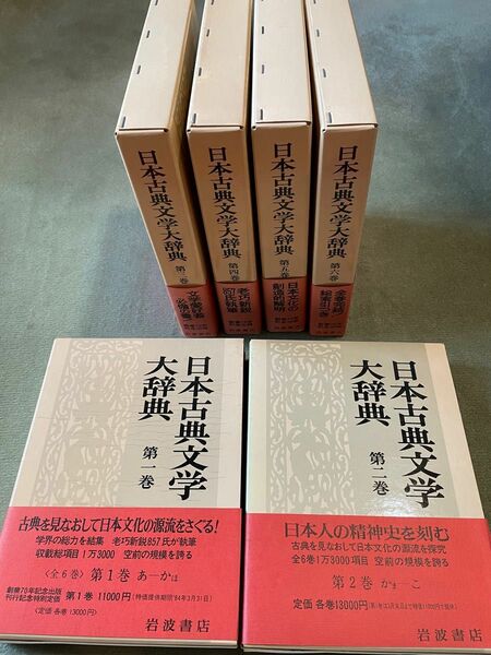 日本古典文学大辞典　全6巻　岩波書店