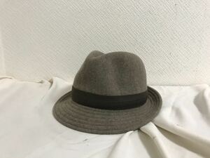  beautiful goods genuine article Lacoste LACOSTE wool hat hat prevention men's lady's American Casual Work military business suit green green 58cm made in Japan 