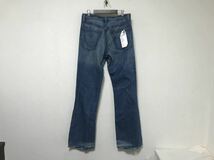 新品未使用本物ペーパーデニムアンドクロスpaperdenim&clothコットンダメージ加工デニムパンツサーフアメカジミリタリーメンズ29S青ブルー_画像3