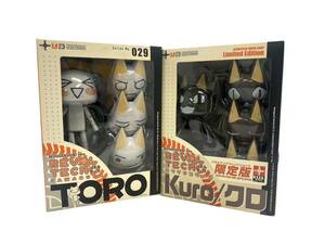 【未開封/フィギュア 2点】海洋堂 REVOL TECH リボルテック どこでもいっしょ TORO トロ/限定版 Kuro クロ ヤマグチシリーズ (44810N1)