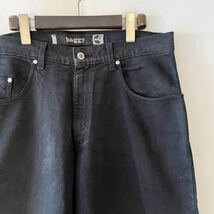 90s Levi's SILVER TAB ブラック デニム バギー パンツ W34 USA製 ビンテージ 90年代 リーバイス シルバータブ ジーンズ 黒 アメリカ製_画像1