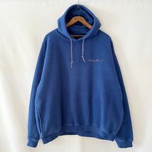 90s Eddie Bauer EBTEK フリース フーディ XL USA製 ビンテージ 90年代 エディーバウアー プルオーバー パーカー アメリカ製 ヴィンテージ_画像2