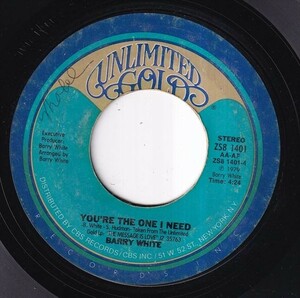 Barry White - Any Fool Could See (You Were Meant For Me) / You're The One I Need (A) I427