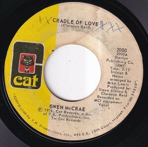 Gwen McCrae - Cradle Of Love / Easy Rock (B) I306