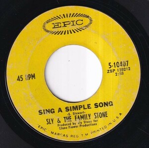Sly & The Family Stone - Everyday People / Sing A Simple Song (C) I386