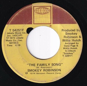 Smokey Robinson - I Am I Am / The Family Song (B) I286