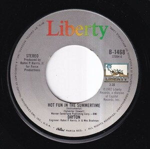 Dayton - Hot Fun In The Summertime / Hot Fun In The Summertime (Instrumental Version (A) I614