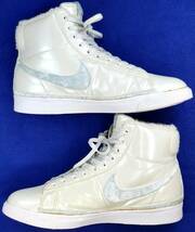 【美品・USED/ボア付/正規店購入】NIKE　WMNS　STAR　CLASSIC　HIGH　モデル　　　サイズ＝25.0ｃｍ　　カラー＝パールホワイト系_画像7