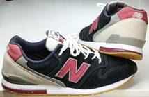 【美品・USED/本革天然皮革/REVLITEソール/リフレクタブル素材/正規店購入】NEW　BALANCE　MRL996　スポーツシューズ　　サイズ＝28.0ｃｍ_画像2