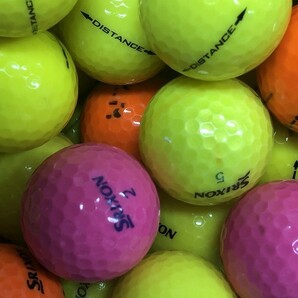 ロストボール スリクソン 各種混合 カラーボール 100個 Bランク 中古 ゴルフボール ロスト SRIXON エコボール 送料無料の画像3