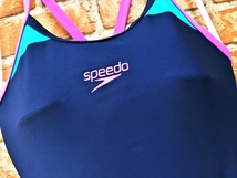 BS8-710●/【11/23~26は休業日】speedoスピード♪競泳水着*人気のNAVY*スポーティーな1枚*L※一番安価な送料はゆうパケットなら210円♪_画像2