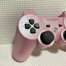 1円☆ PS3 ワイヤレスコントローラー キャンディピンク CECHZC2J A1 プレステ3 DUALSHOCK3 デュアルショック3 SONY USBケーブル付き_画像2