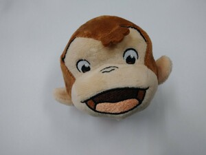 おさるのジョージ　フェイス　マスコット　キーホルダー①　curious george　ぬいぐるみ