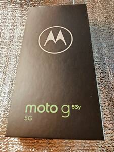 【新品未使用品】moto g53y 5G ☆モトローラ Motorola Android ☆ペールピンク（ゴールド色）☆SIMフリー ☆Ymobile スマートフォン