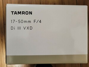 TAMRON 17-50mm F4 Di III VXD A068 ソニーEマウント