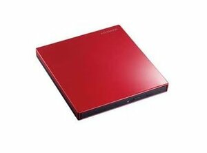 【中古品】アイ・オー・データ機器 USB 3.0/2.0対応 ポータブルBRDDBRP-UT6SR　オリエントレッド