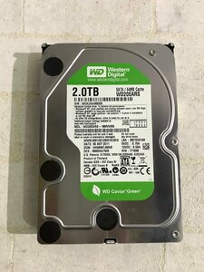 【中古HDD】WESTERN DIGITAL 3.5インチ HDD WD20EARS ２TB SATA【正常判定】