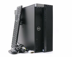 DELL Precision 5820 Tower Xeon W-2195 2.3GHz(36スレッド) 64GB 512GB(新品SSD)+1TB(HDD) NVS315 Windows10 Pro 64bit for Workstation