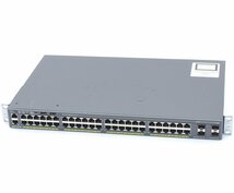 Cisco Catalyst WS-C2960X-48TS-L V03 48ポート1000BASE-T 4ポートSFPスロット搭載 C2960X-UNIVERSALK9-M Ver.15.2(2)E3 C2960X-STACK_画像1