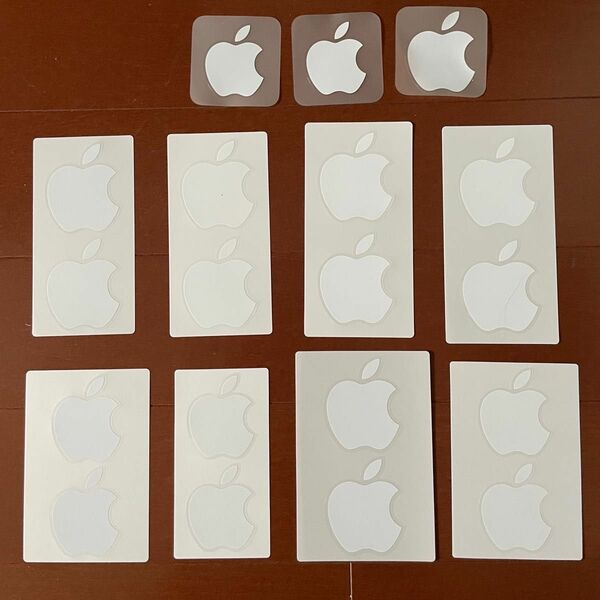 Apple アップル　ステッカー ロゴ シール ロゴステッカー　11シート　19アップル　大きさ色々