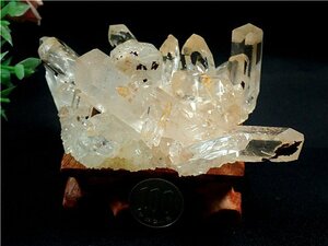 ◆超強いパワーヒマラヤ産天然水晶クラスター178B6-YS-54B14Z