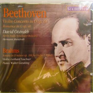 【未開封】オイストラフ「ベートーヴェン：ヴァイオリン協奏曲/ロマンス」1952年　