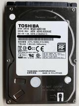使用時間 2388時間 正常 TOSHIBA MQ01ABD100 1000GB 1TB n20231125-19_画像1