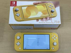 1円 ～ Nintendo HDH-001 Nintendo Switch Lite イエロー 黄色 ゲーム機 本体 動作確認済