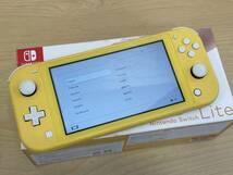 1円 ～ Nintendo HDH-001 Nintendo Switch Lite イエロー 黄色 ゲーム機 本体 動作確認済_画像2