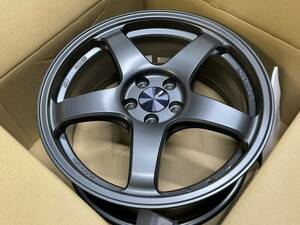 新品 ホイール エンケイ製 PerformanceLine PF05 17x7.5J +45 5H-100 マットダークガンメタリック 1台分