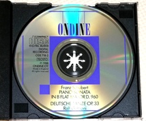 CD　シューベルト ピアノソナタ/ゴトーニ/ONDINE/UK盤_画像4