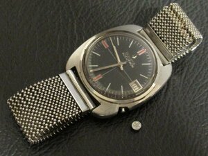 ブローバ アキュトロン BULOVA ACCUTRON 60S ブラック × レッド クロスライン 文字盤 音叉式電子時計 ジャンク ヴィンテージ アンティーク