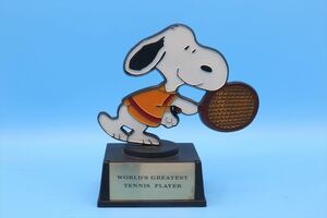 70s AVIVA スヌーピー テニス トロフィー /WORLD'S GREATEST TENNIS PLAYER/ヴィンテージ/178091547